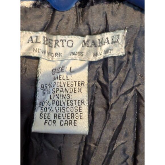 Alberto Makali Velvet Cardigan Jacket Sz L Womens Victorian Goth Bridgerton Fall - Picture 4 of 4